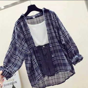 Guilen - kemeja guilen - kemeja motif - korea style - bahan creap