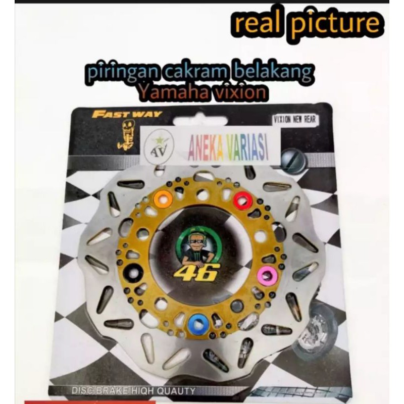 piringan cakram belakang Vixion new