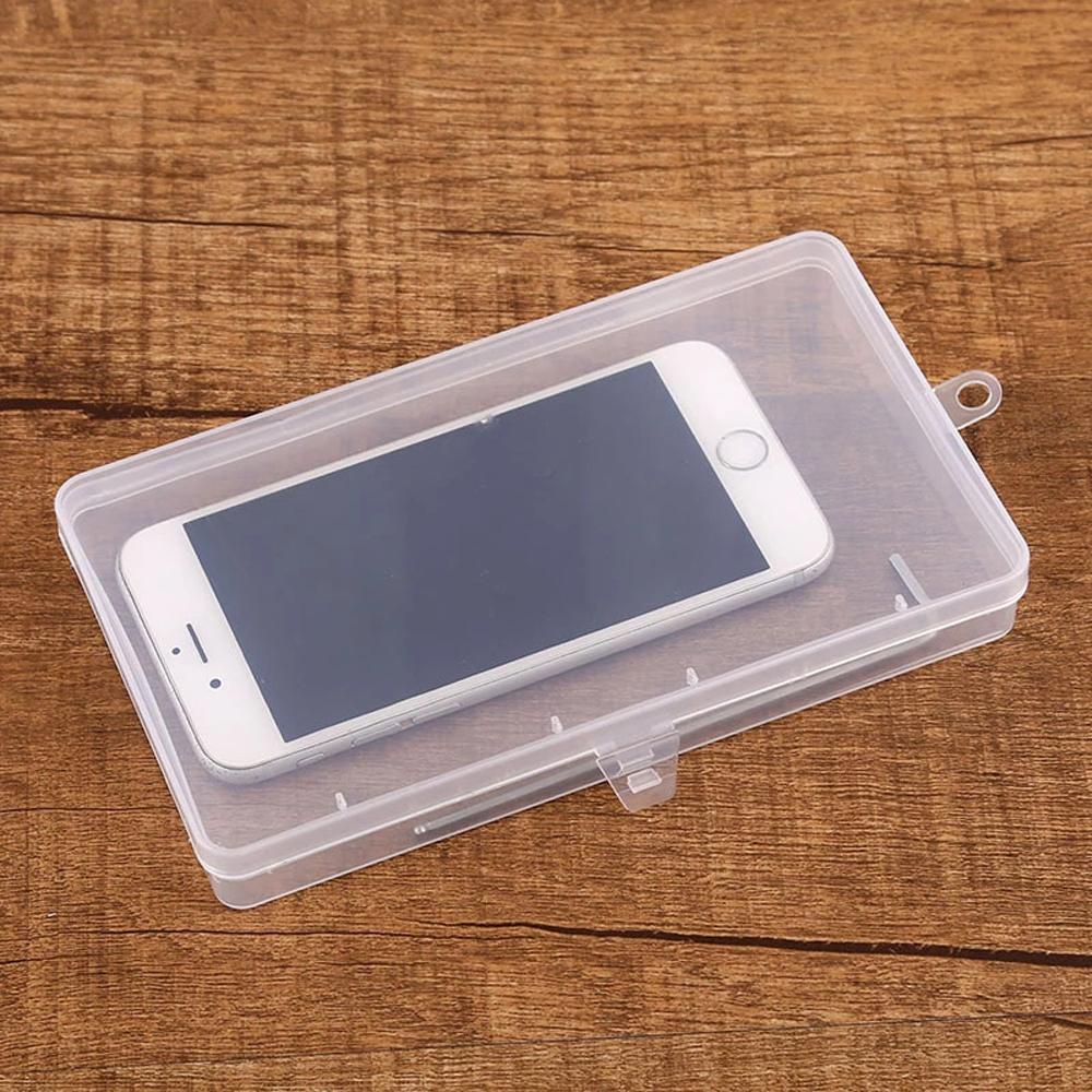 Quinton Kotak Penyimpanan Kartu Persegi Panjang Ponsel Uang Kertas Cases Sample Box Plastik Case Tools Case Mask Holder