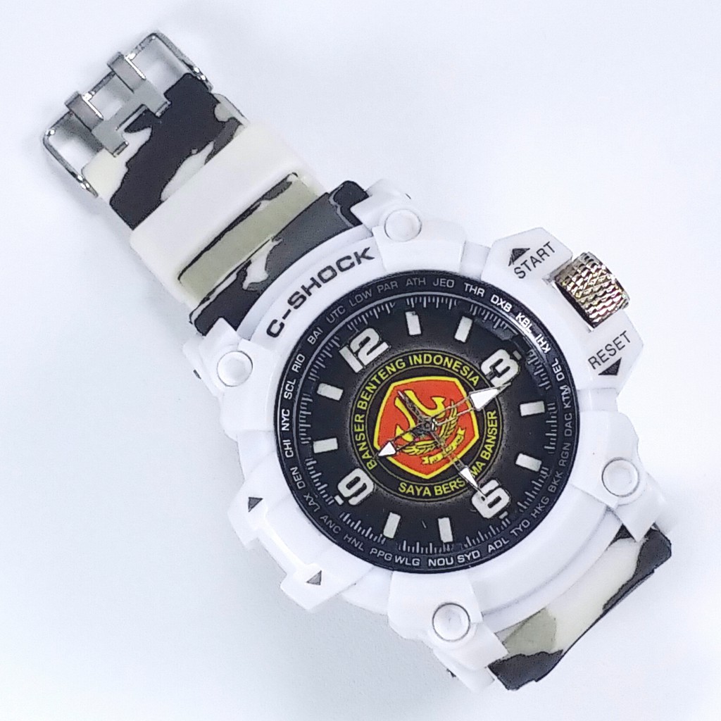 [LIMITED EDITION] JAM  TANGAN &quot;NAHDLATUL ULAMA&quot; STRAP ARMY PUTIH  #NU #BANSER #ANSOR