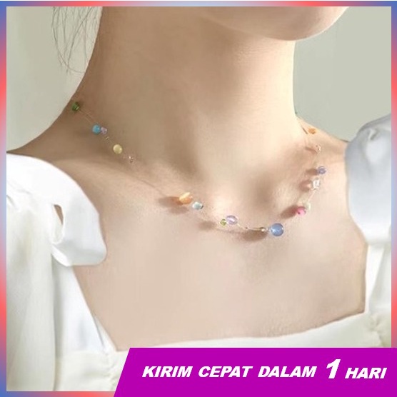 Super66 Kalung Manik Juntai Klaviluka Korean Style