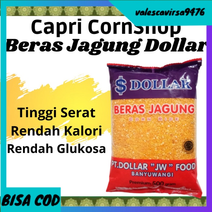 

⭐BISA COD⭐ Beras Jagung Dollar (6 bungkus +BUBBLE) - B Jagung saja