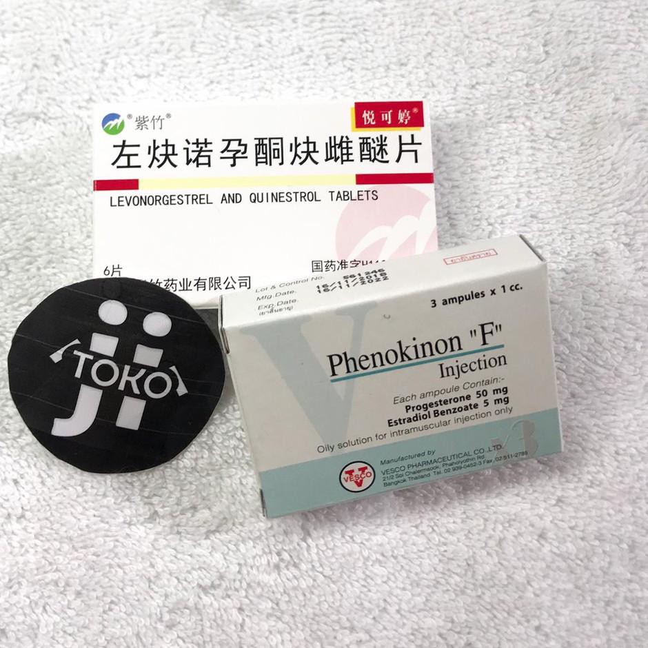 [Ready] PAKET PIL HORMON ESTROGEN PHENOKINON F INJECTION ✩✩