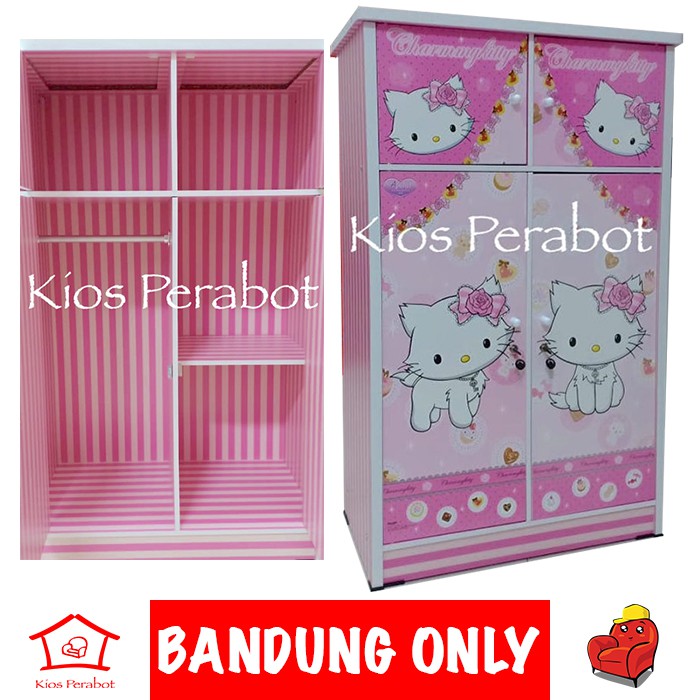  Harga  Lemari  Plastik  Hello  Kitty  2 Pintu  LEMARILA