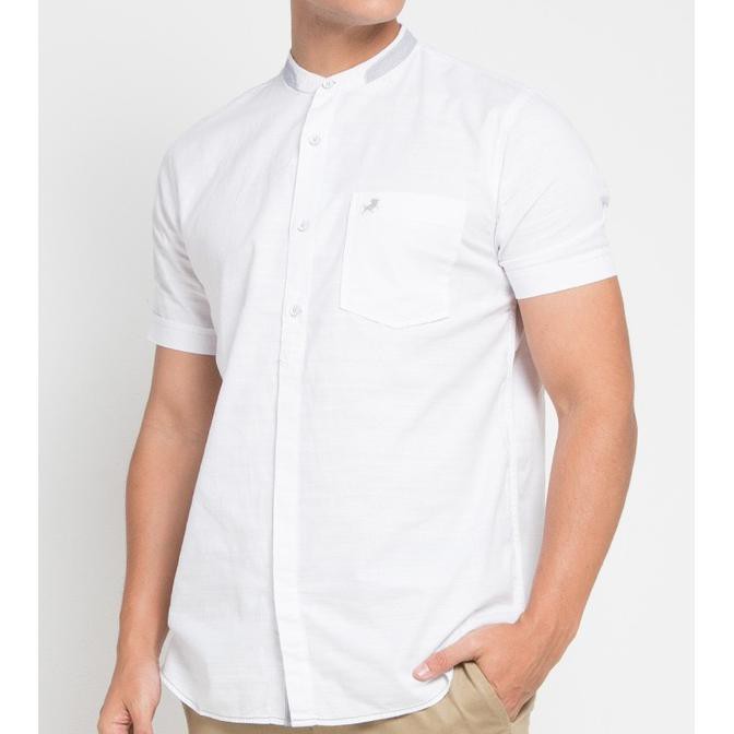 LOIS JEANS ORIGINAL - Kemeja Koko KL994SWH - Putih, S