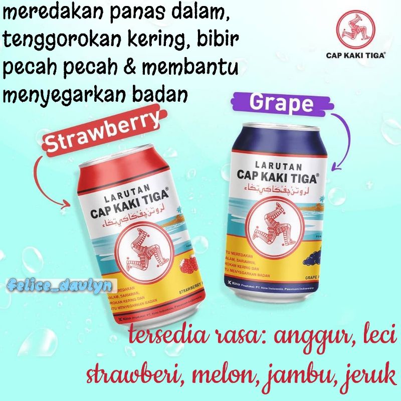 

Exp 2026 LARUTAN CAP KAKI TIGA KALENG 320 ml