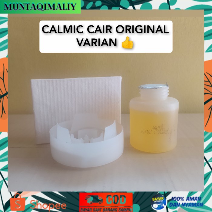 [TERBARU] pengharum ruangan/toilet/mobil calmic cair original - LemonJeruk 50ml