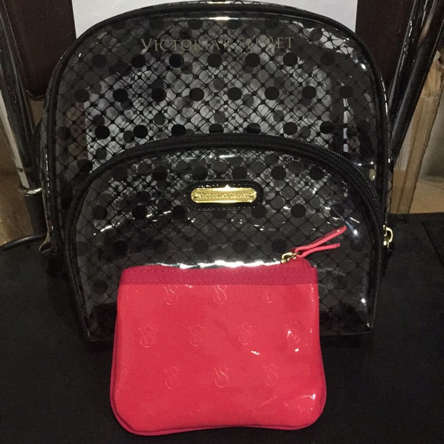 3in1 Victoria Secret Pouch Cosmetik Makeup kosmetik tas makeup