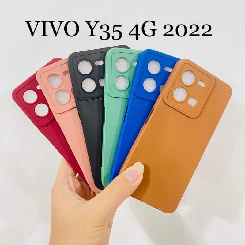 CASE TERBARU MACARON PRO CAMERA TIPE VIVO Y35-4G-2022