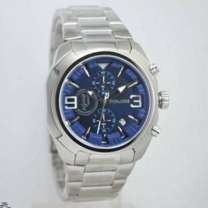 Jam Tangan Analog JAM TANGAN PRIA POLICE 14141 ORIGINAL SPORT RANTAI