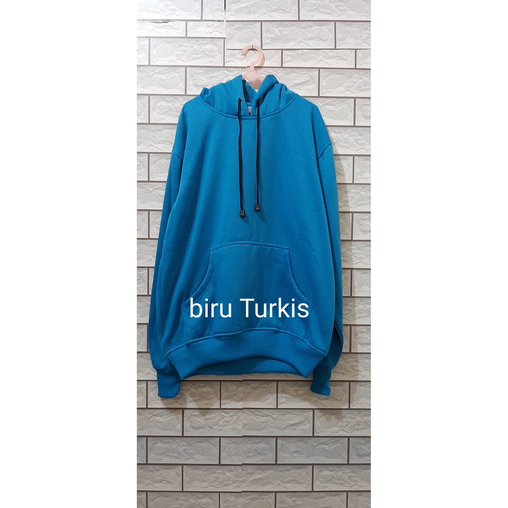 Hoodie polos tebal pria dan wanita size xl (unisex)