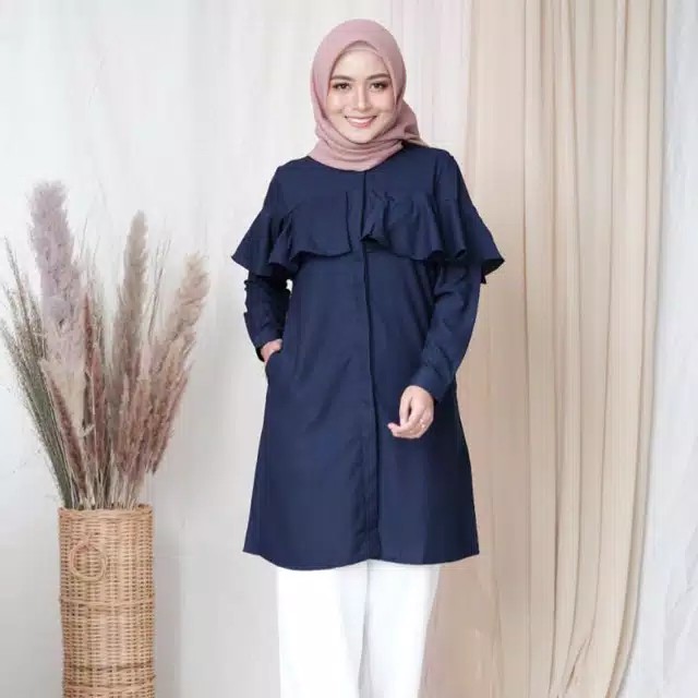 DISKON - SARAH BLOUSE - FLOTTILICIOUS / ATASAN MURAH / BLOUSE MURAH / GROSIR BAJU ONLINE