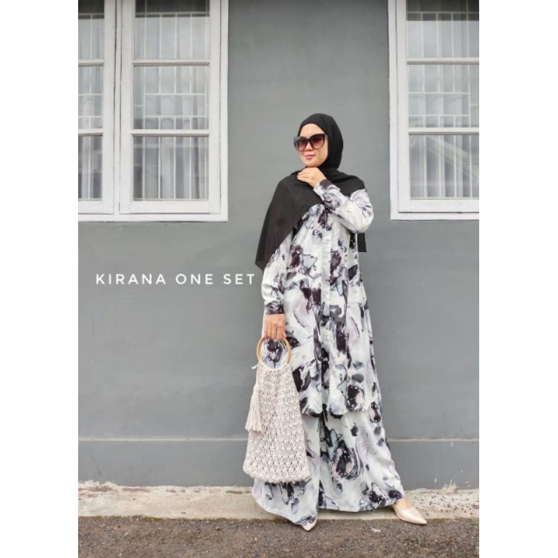 KIRANA ONE SET || SETELAN KULOT || SET TUNIK || RAYON || MYSIYOU.ID