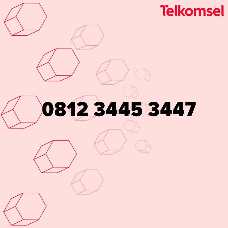 Nomor Cantik simPATI 4G Seri 3445 3447 Minimalis