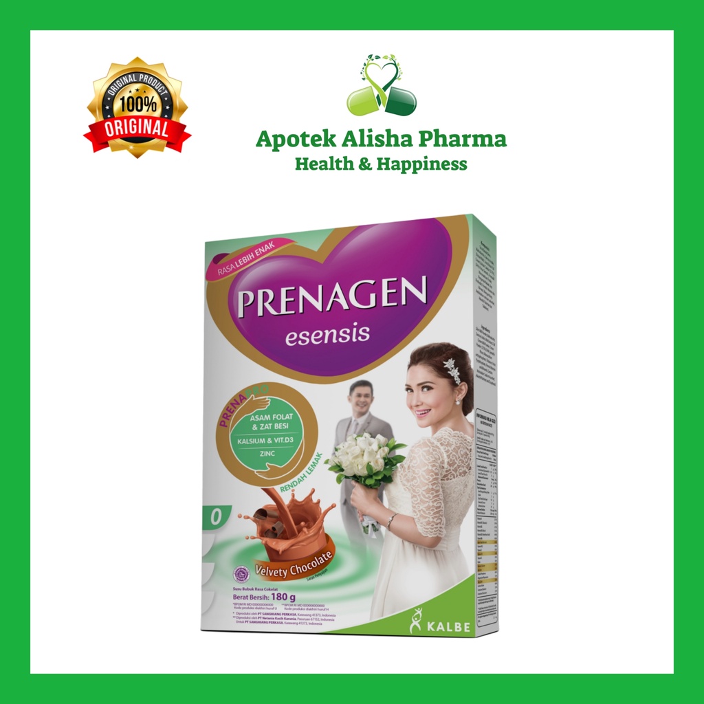 Prenagen Esensis 180gr - Susu Program Persiapan Kehamilan Rasa Vanila / Coklat