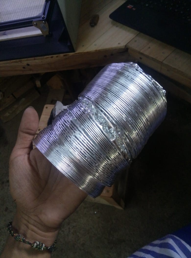 Flexible Ac Cerobong Flexible Duct Hexos Cerobong 4in 4 10cm Meteran