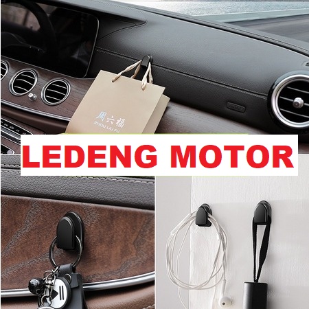 Gantungan Masker Mobil Tempat Gantung Barang Tempel Dasboard Car Holder Hook