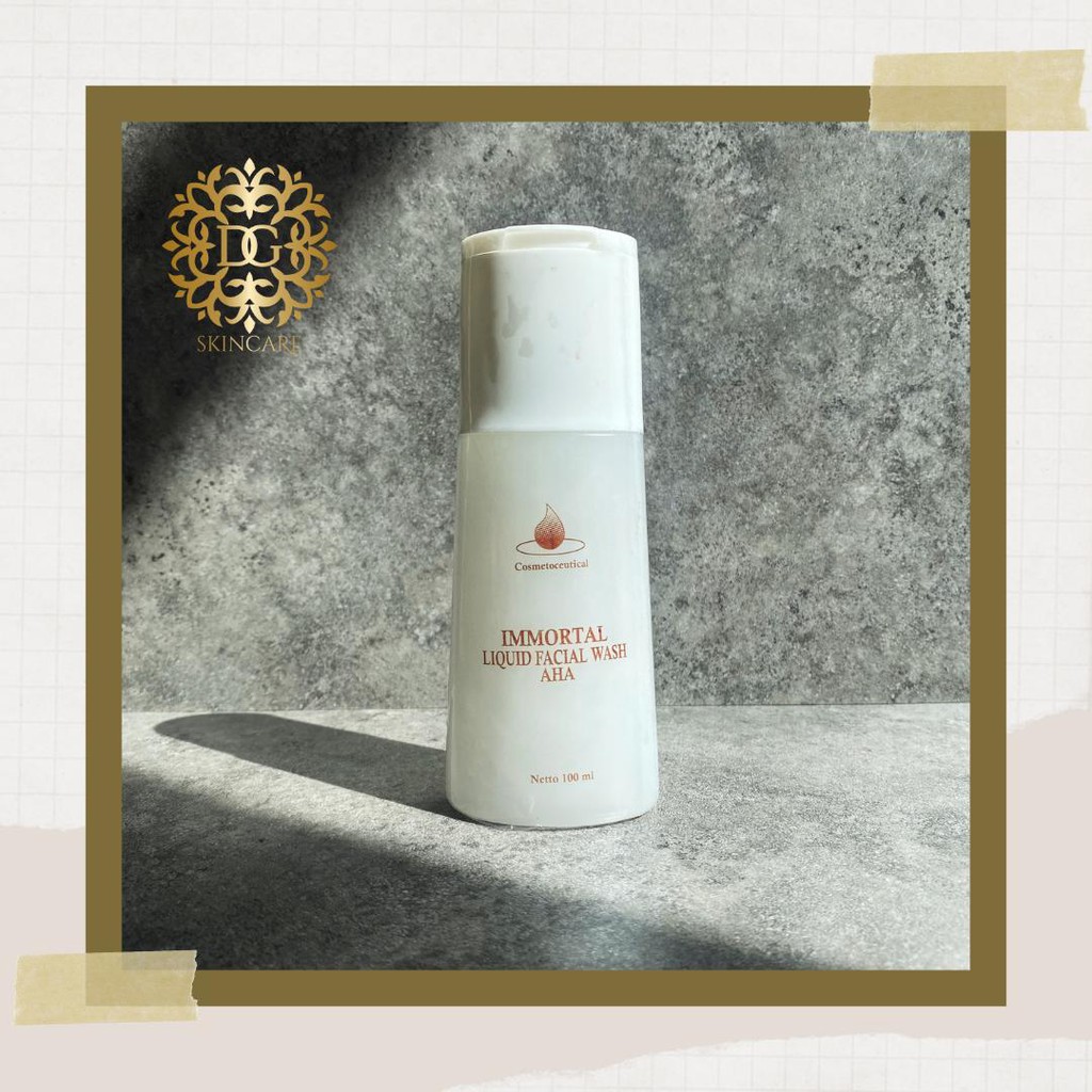 [ORIGINAL BPOM] IMMORTAL LIQUID FACIAL WASH AHA