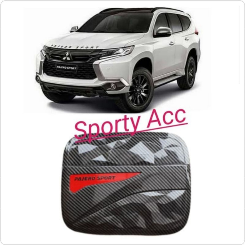 Tank Cover Bensin Pajero New Carbon