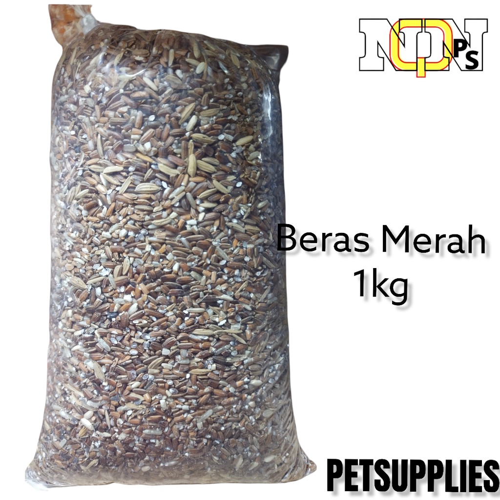 Pakan Makanan Ayam Burung Beras Merah 1kg