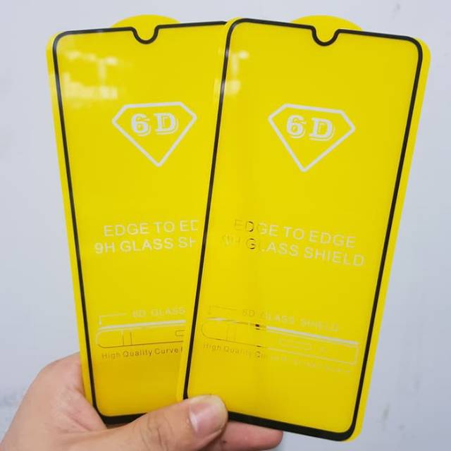 TEMPERED GLASS FULL LEM 6D SAMSUNG A70 GALAXY A70 NEW 2019