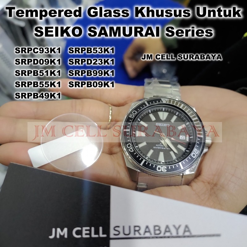 Anti Gores Tempered Glass Untuk Jam Tangan SEIKO SAMURAI Series