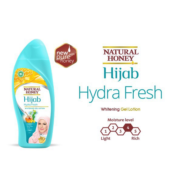 NATURAL HONEY HIJAB HYDRA FRESH HAND BODY LOTION