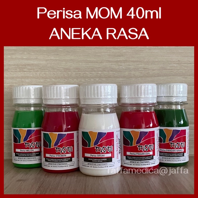 Perisa / Essence MOM 40ML untuk ES / Minuman / KUE dan PUDDING | ADA 21 RASA | lihat deskripsi