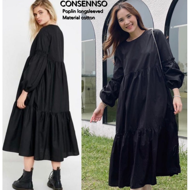 Consennso poplin maxy dress
