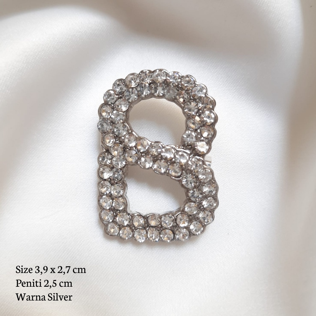 Bros Buttonscraves / Bros Ala Buttonscarves  / Bros Button / Buttonscarves Brooch / Orderinkuy Bros-Button Claire Silver