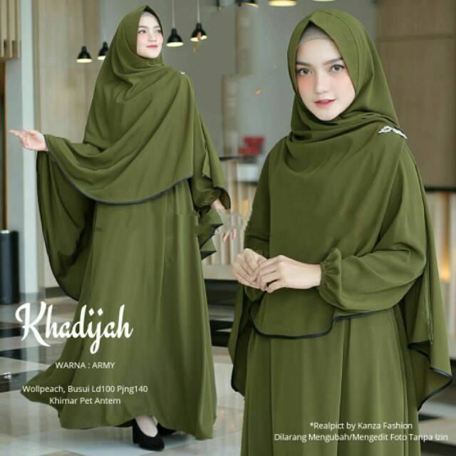 Khadijah gamis syari