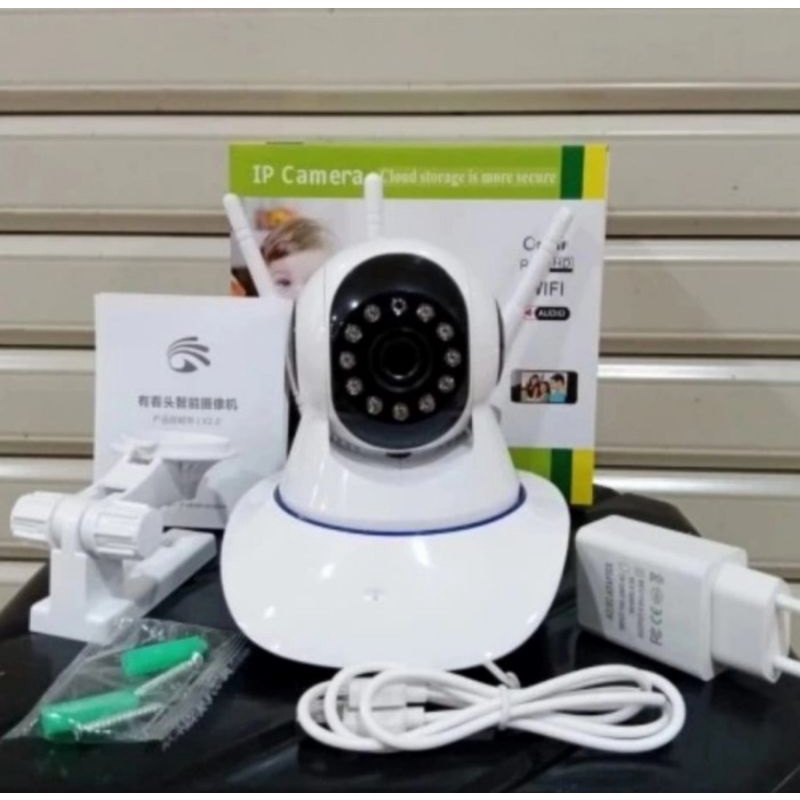 IP Camera yoosee 3 Antena Wifi Wirelese 8MP HD1080P BABYCAM