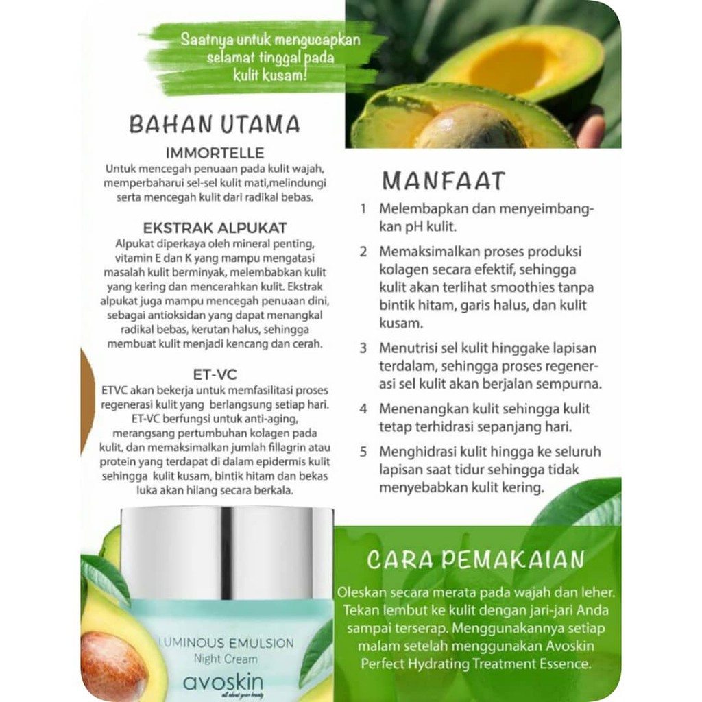 AVOSKIN Day Cream/Night Cream/Basic Kit