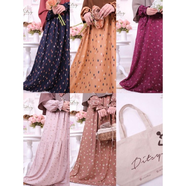 DITSY APRIL 2022 TREE MIDNIGHTBLUE XL LINE DUSTYPINK XL