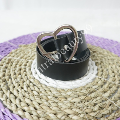 RING BELT/ KOREAN BELT/ KOREN BELT/ IKAT PINGGANG WANITA PIN GESPER PU FASHION LOVE