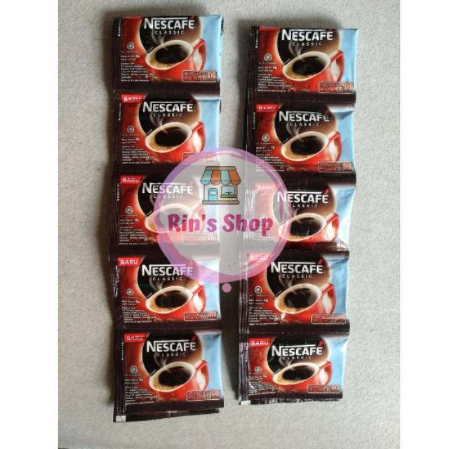 

Nescafe Classic 60 x 2 gr gram tanpa ampas sachet