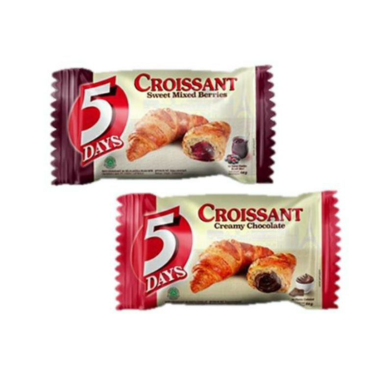 

5 DAYS CROISSANT 60 gram - Roti Kering Isi