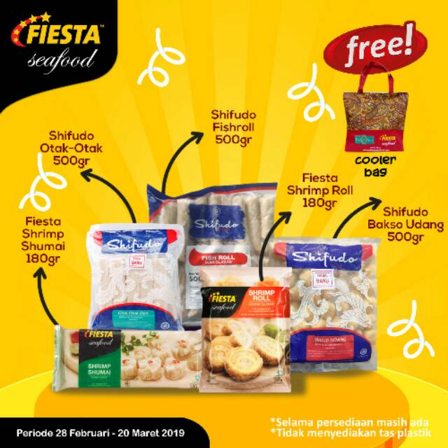 

Paket hemart Shifudo dari fiesta seafood