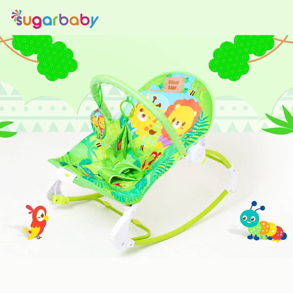 [Bouncer bayi Indonesia] Bouncer sugarbaby MY ROCKER SUGAR BABY 3 STAGES BABY BOUCHER