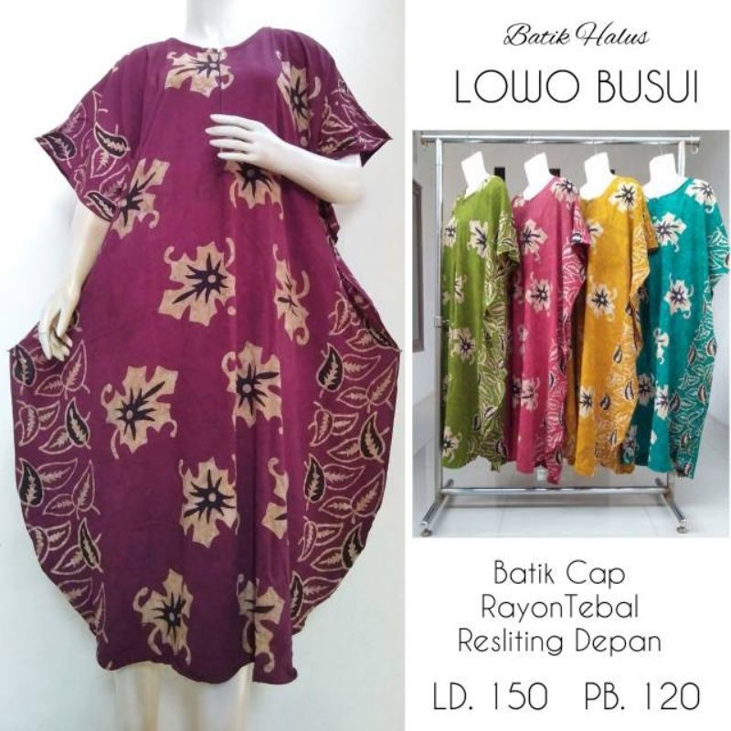 Daster Lowo Cap Batik / Daster Lowo Busui / Daster Lowo Jumbo