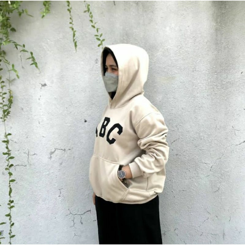 S - XXXXXL(6XL) Hoodie ABC + 7 JaeHyun Beige krem Putih JUMBO BIGSIZE OVERSIZE Jaket Sweatshirts Jae Hyun NCT Suga Korean Style Idol Kpop Fear Of God Cream Khaki mocca