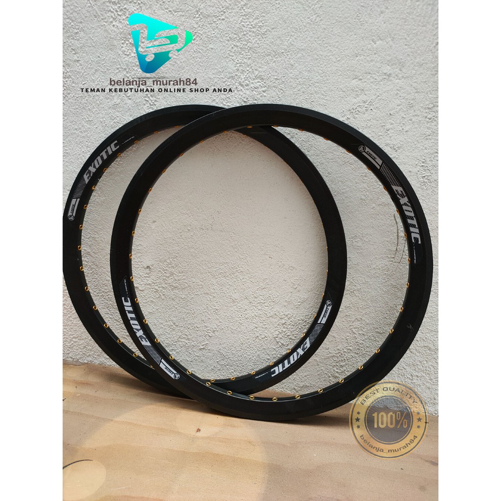 Velg Rim Sepeda 20 Alloy Double Wall Exotic (Sepasang)