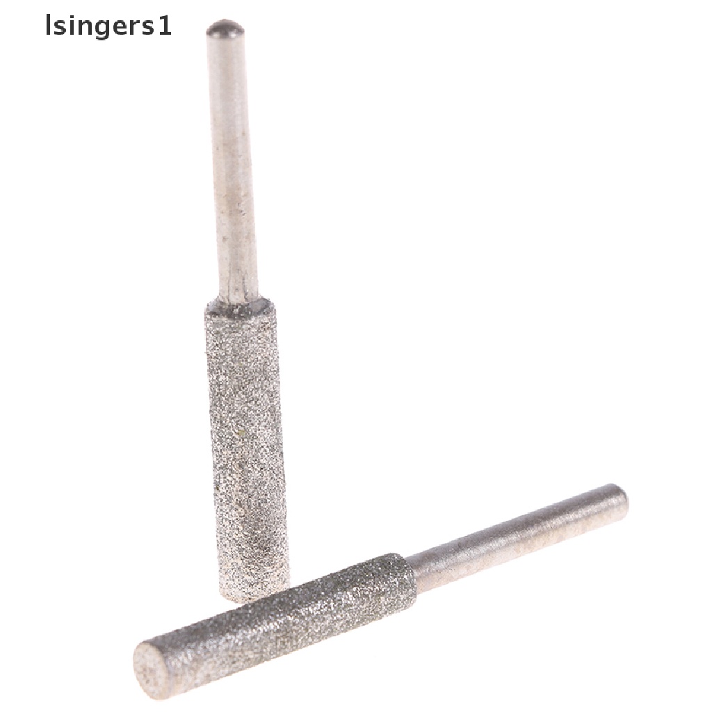 (lsingers1) 5 Pcs Alat Pengasah Gergaji Mesin Bentuk Silinder Lapis Berlian