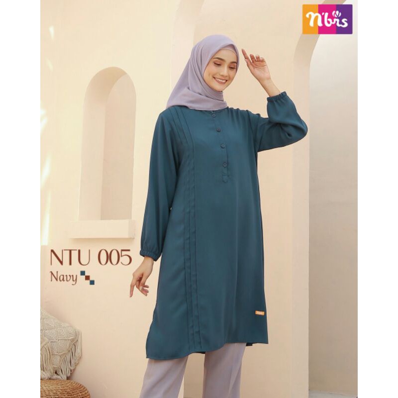 Atasan / Tunik Nibras - NTU 005 Navy