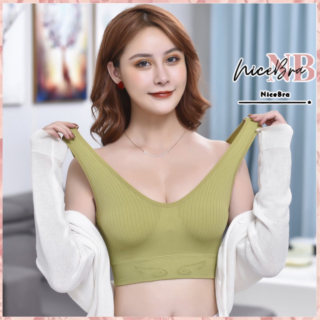 Nicebra Tanktop Bra Cup Bh Singlet Pakaian Atasan Wanita Import Crop Model Korean 1117