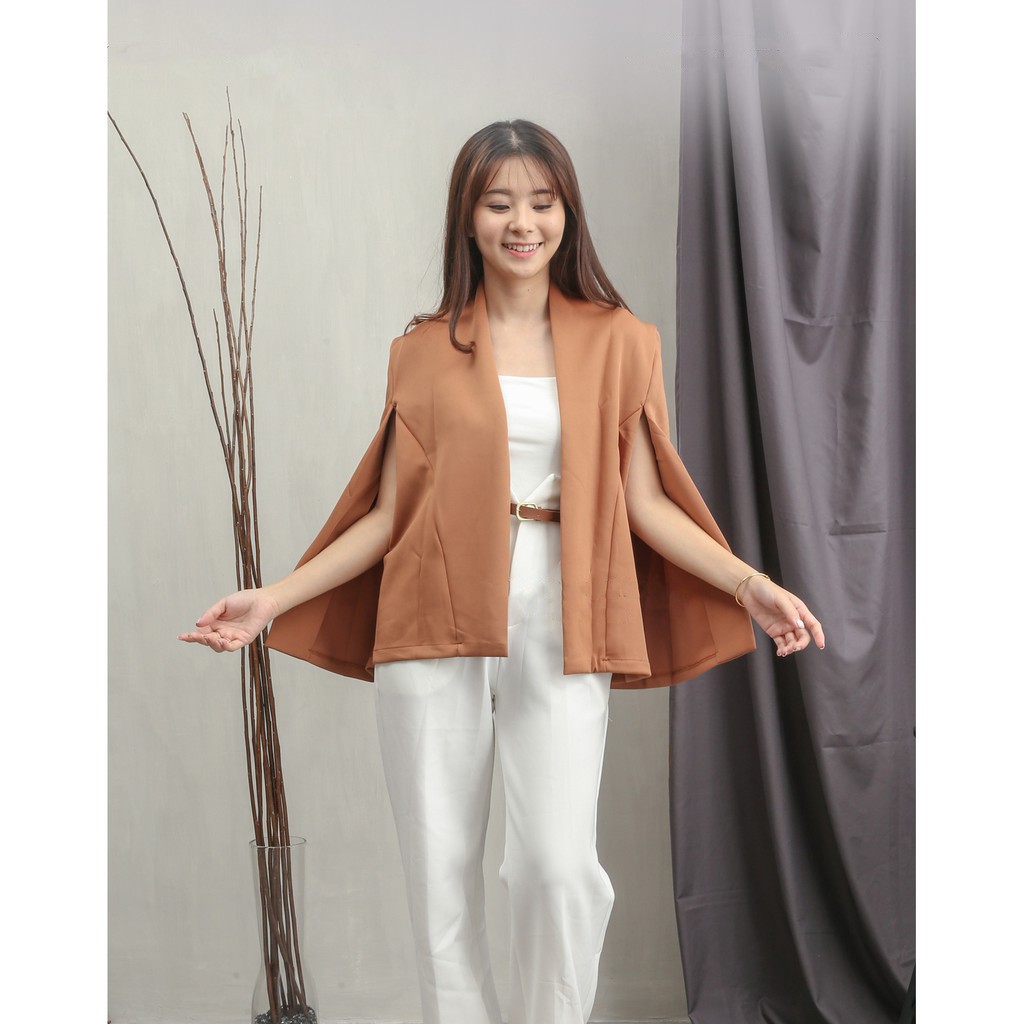 Cape Blazer - outter wanita - blazer wanita
