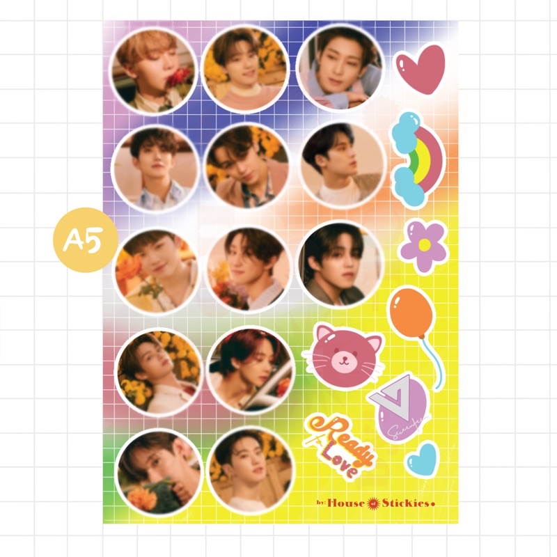 Stiker Kpop Seventeen Album Your Choice / Attaca Edition (Unofficial / Fanmade)