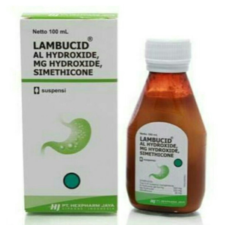 LAMBUCID sirup 100ml obat maag.