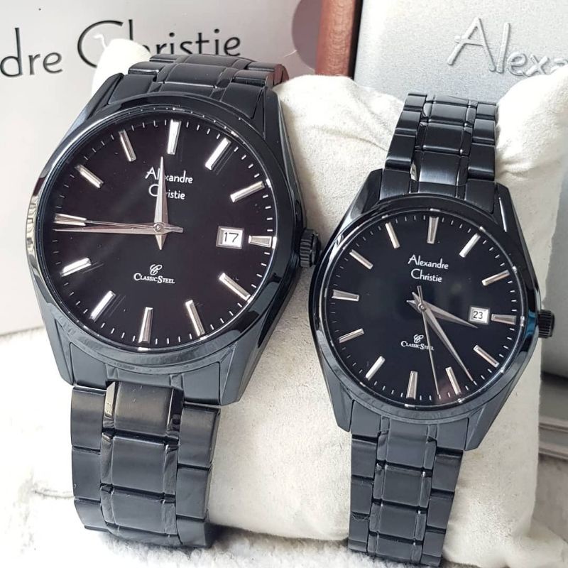 Jam Tangan Couple Alexandre Christie 8554 MD & 8554 LD