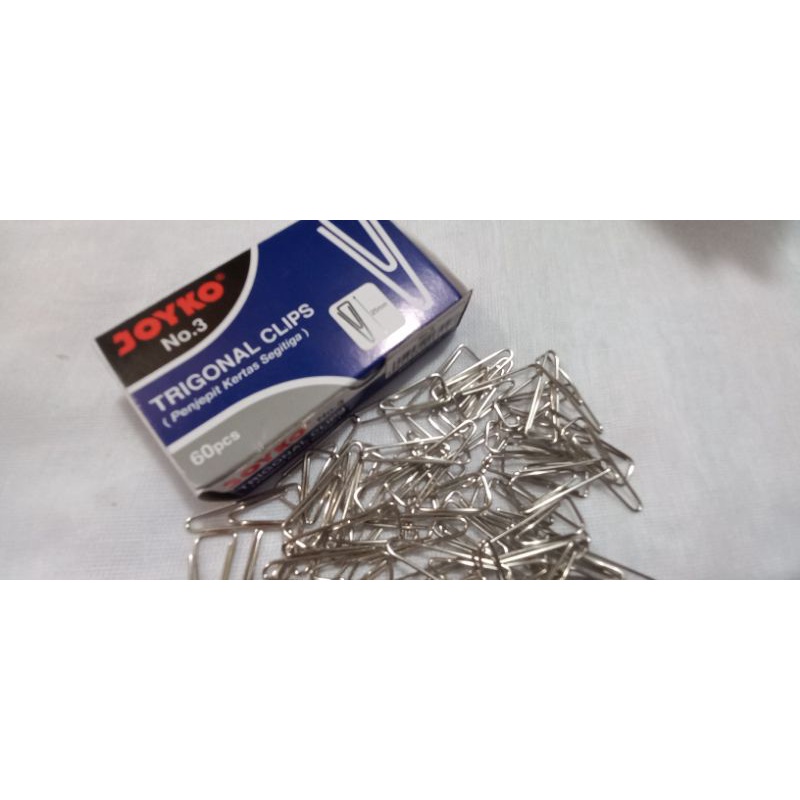 Trigonal Clip / Clip  No.3 /  Penjepit Kertas